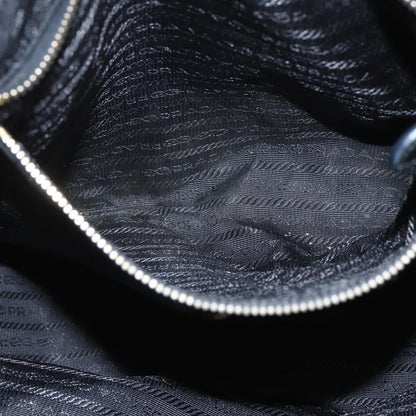 Prada Belted Tote Tessuto, BLACK, NYLON, Tote bag