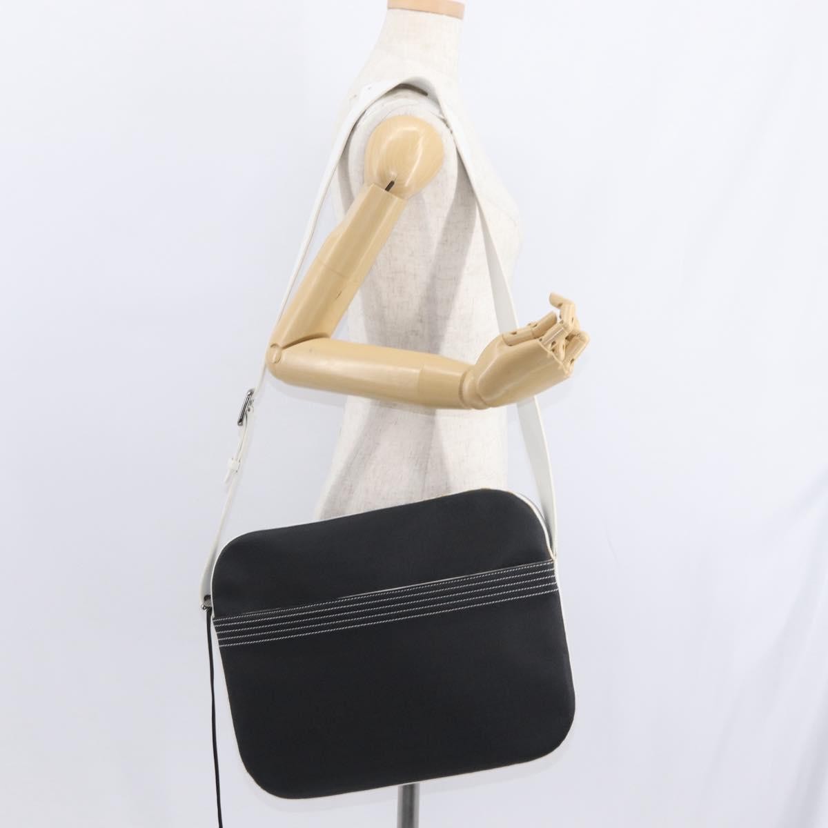 Loewe Anagram Shoulder Bag Leather, BLACK, LEATHER, Shoulder bag