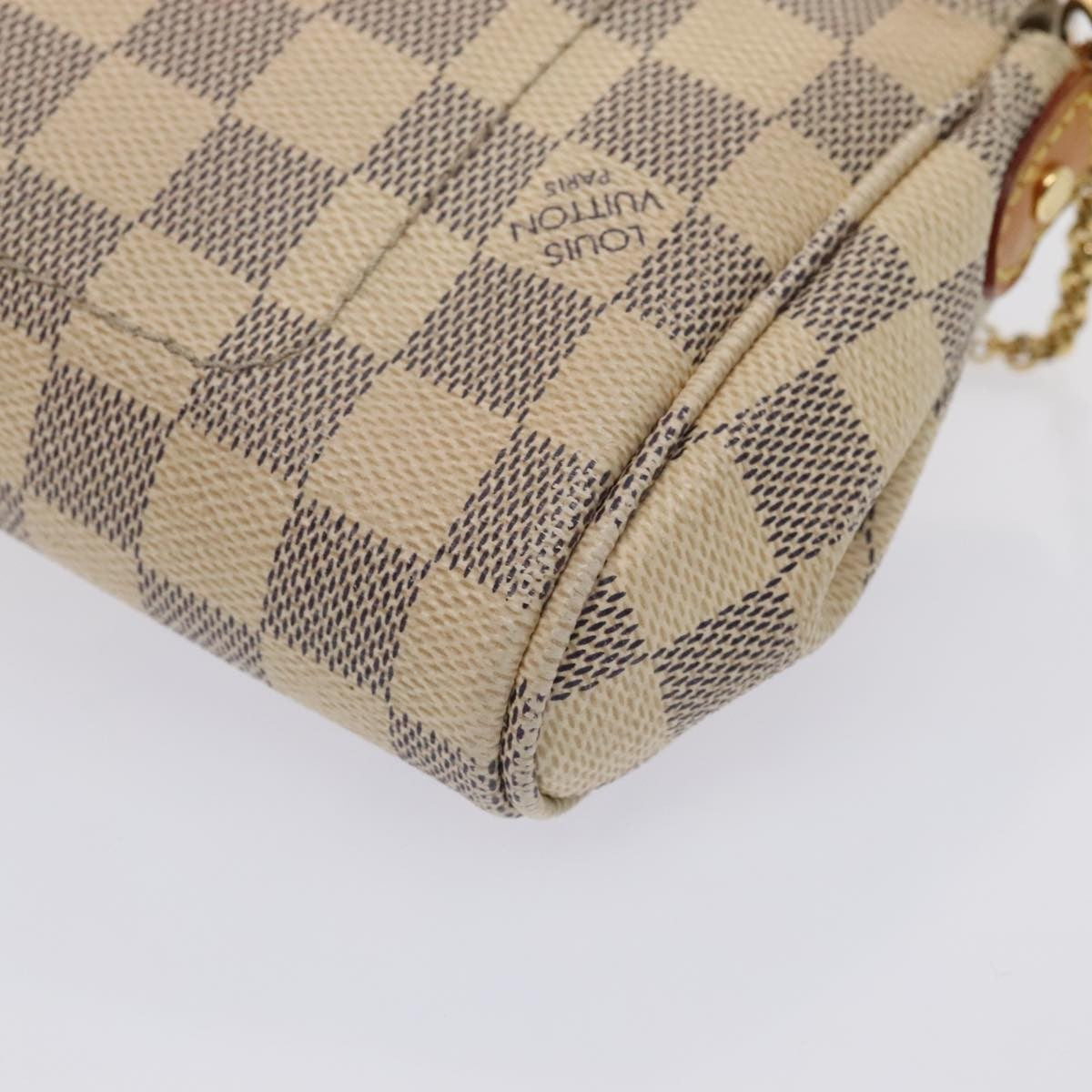 Louis Vuitton Favorite Handbag Damier, WHITE, CANVAS, Handbag