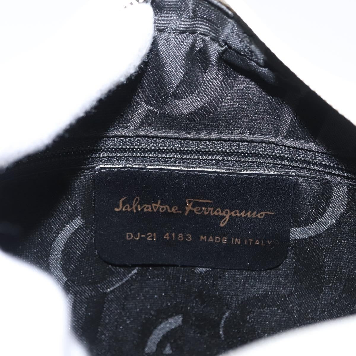 Salvatore Ferragamo Vala Shoulder Bag Leather, WHITE, LEATHER, Shoulder bag