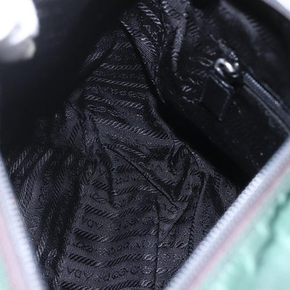 Prada Double Buckle Flap Messenger Bag Tessuto, GREEN, NYLON, Shoulder bag