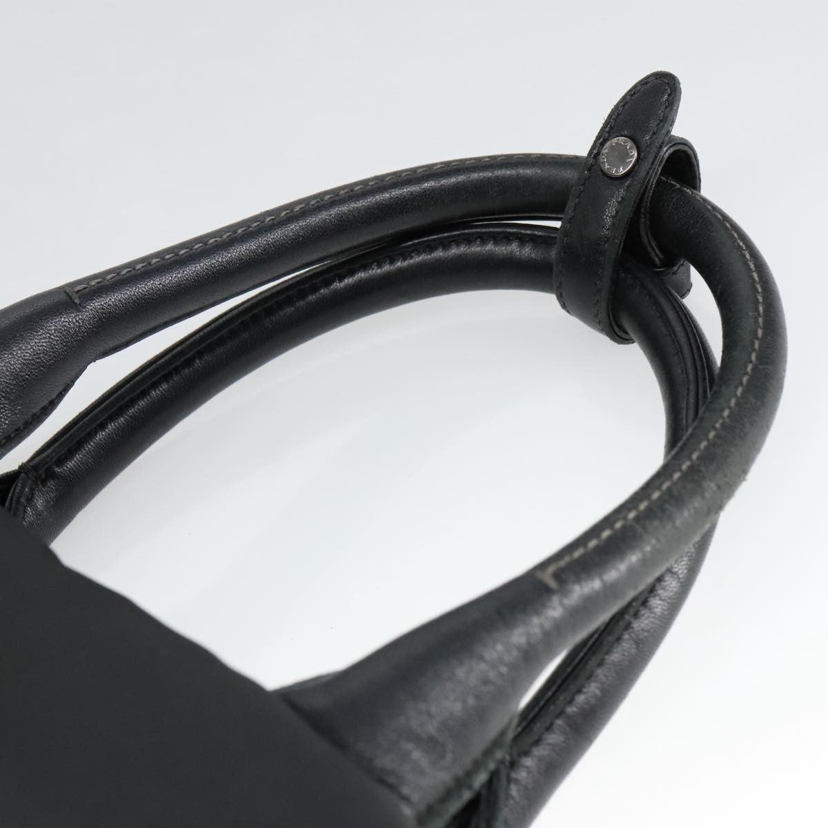 Prada Convertible Double Tote Tessuto, Navy, Nylon, Tote Bag