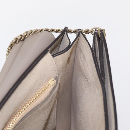 Chloe Faye Shoulder Bag Leather and Suede, BEIGE, SUEDE, Shoulder bag