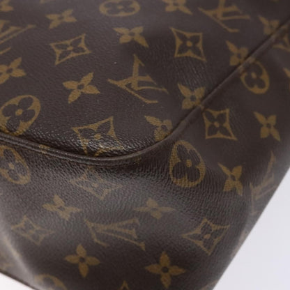 Louis Vuitton Looping Handbag Monogram Canvas, BROWN, CANVAS, Handbag