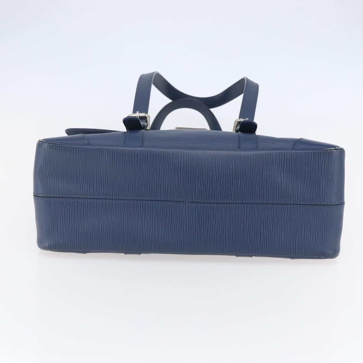 Louis Vuitton Segur Handbag Epi Leather, BLUE, LEATHER, Handbag