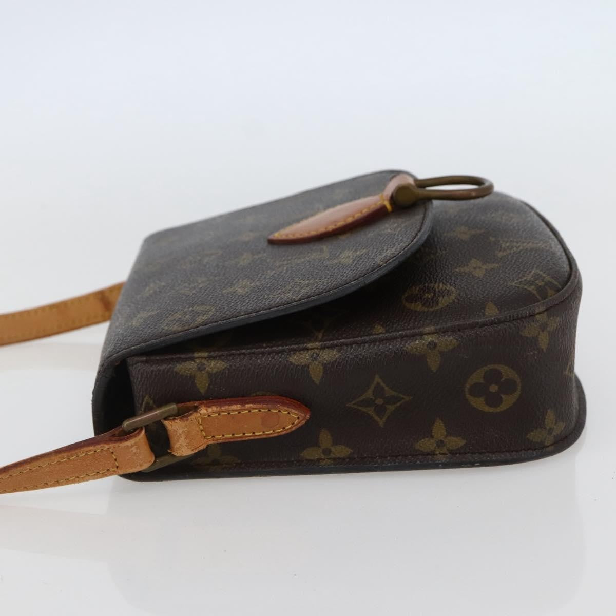 Louis Vuitton Saint Cloud Handbag Monogram Canvas, BROWN, CANVAS, Shoulder bag