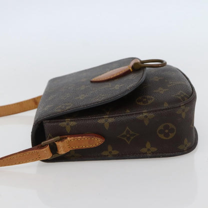 Louis Vuitton Saint Cloud Handbag Monogram Canvas, BROWN, CANVAS, Shoulder bag