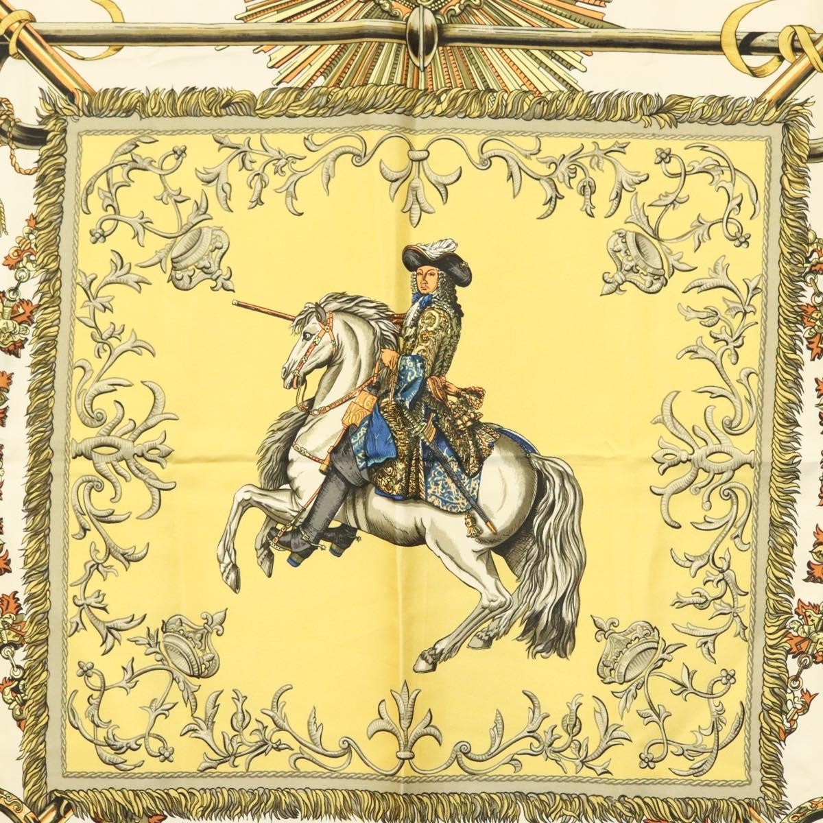 Hermes Carré 90 Silk multicolor, YELLOW, SILK, Scarve & shawl