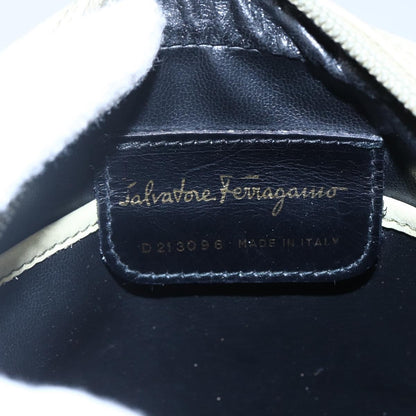 Salvatore Ferragamo Vala Shoulder Bag Suede, GREEN, SUEDE, Shoulder bag