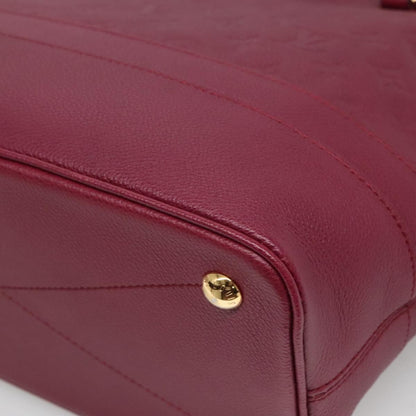 Louis Vuitton Citadine Handbag Monogram Empreinte Leather, PURPLE, LEATHER, Tote bag
