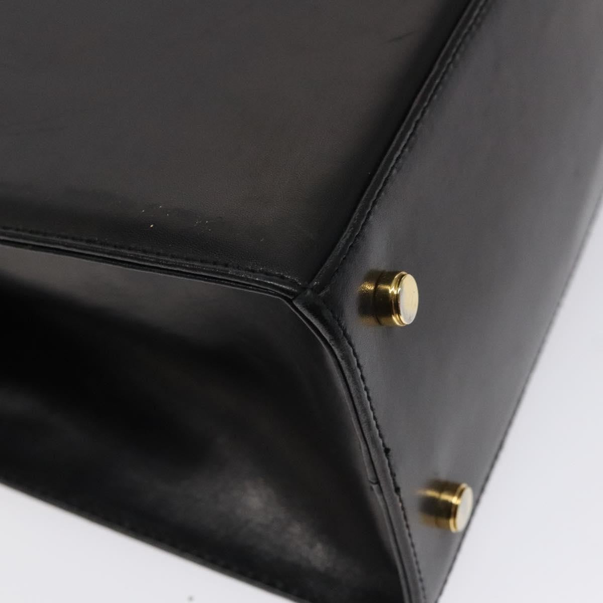 Salvatore Ferragamo Vala Shoulder Bag Leather, BLACK, LEATHER, Shoulder bag