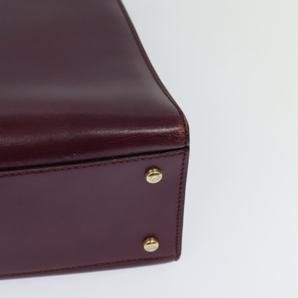 Celine Circle Logo Handbag Leather, PURPLE, LEATHER, Handbag