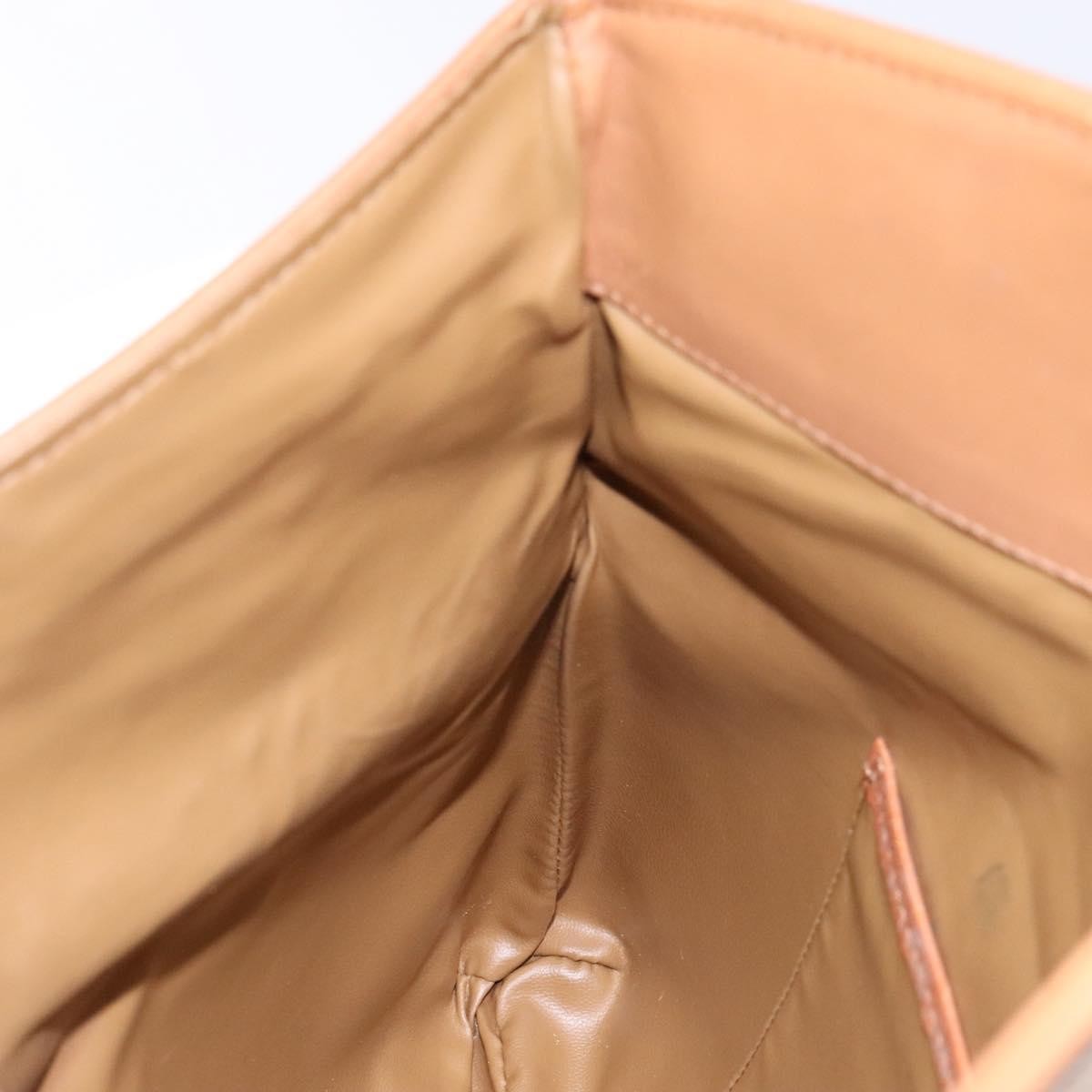 Celine Macadam Pochette Classic, BEIGE, LEATHER, Clutche & pouche