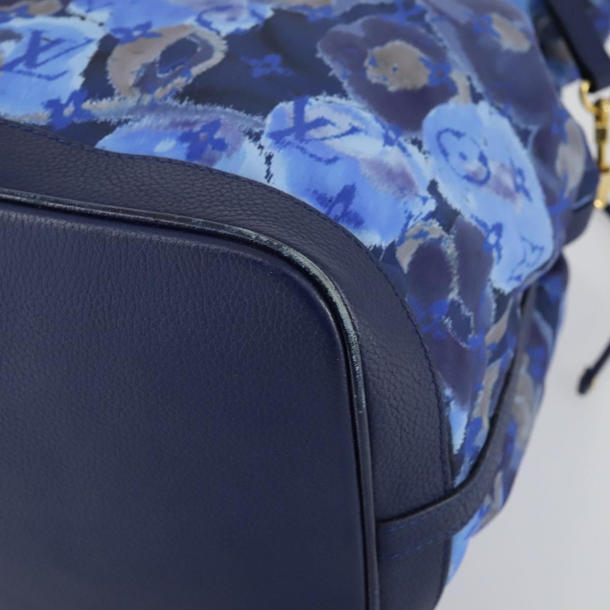 Louis Vuitton Noefull Handbag Ikat Nylon, BLUE, NYLON, Handbag