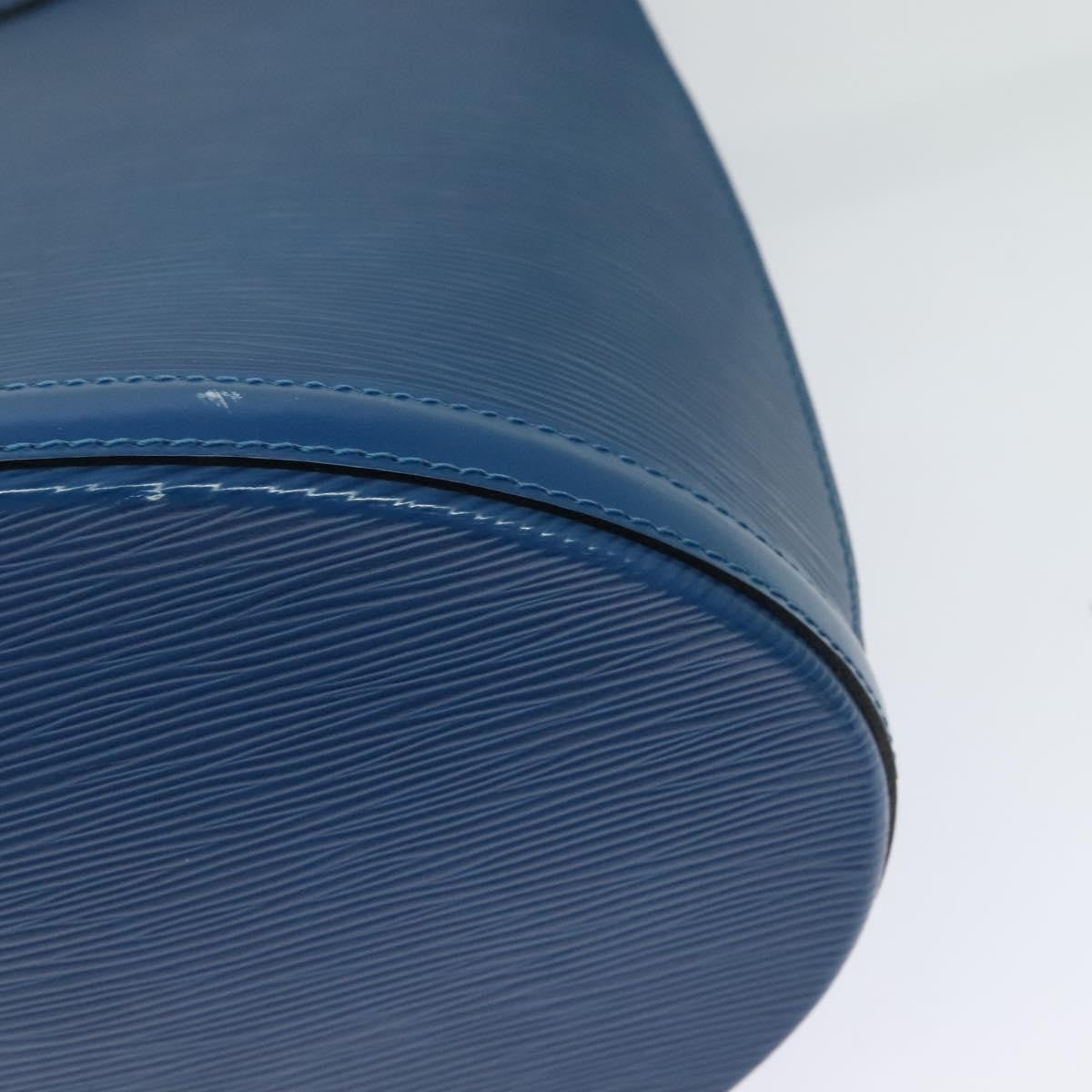 Louis Vuitton Cluny Shoulder Bag Epi Leather, BLUE, LEATHER, Shoulder bag