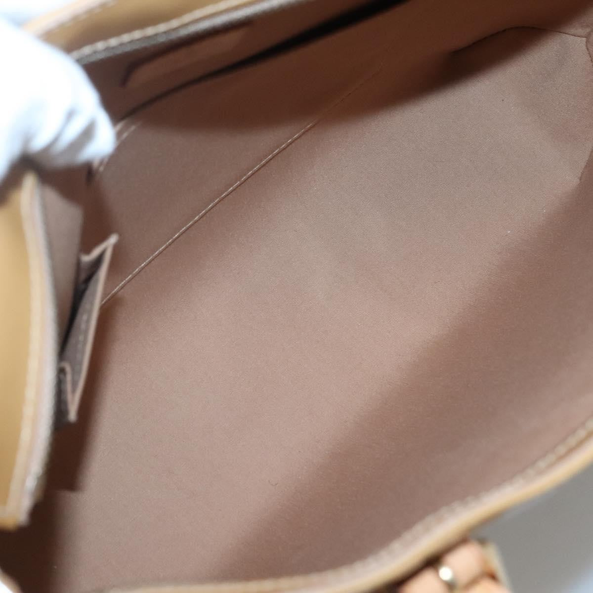 Louis Vuitton Brentwood Handbag Monogram Vernis, BROWN, PATENT_LEATHER, Shoulder bag