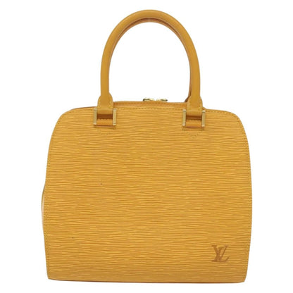 Louis Vuitton Pont Neuf Handbag Epi Leather, YELLOW, LEATHER, Handbag