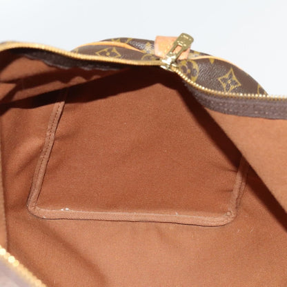 Louis Vuitton Keepall Bag Monogram Canvas, BROWN, CANVAS, Travel bag