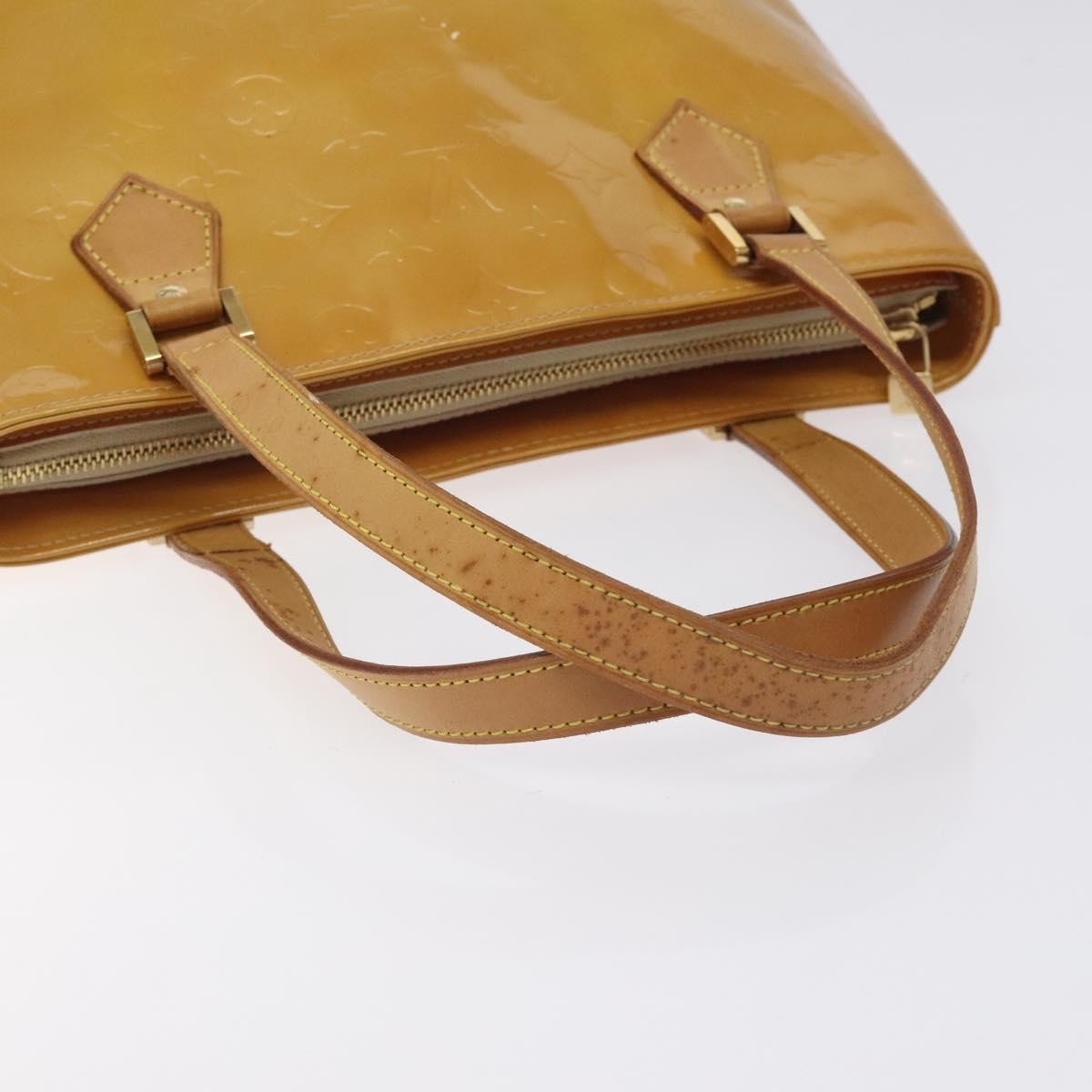 Louis Vuitton Houston Handbag Monogram Vernis, BEIGE, PATENT_LEATHER, Handbag