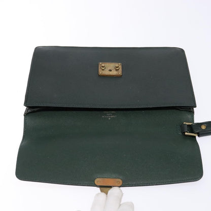 Louis Vuitton Kourad Pouch Taiga, GREEN, LEATHER, Clutche & pouche
