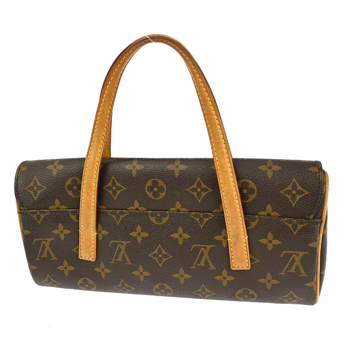Louis Vuitton Sonatine Handbag Monogram Canvas, BROWN, CANVAS, Handbag