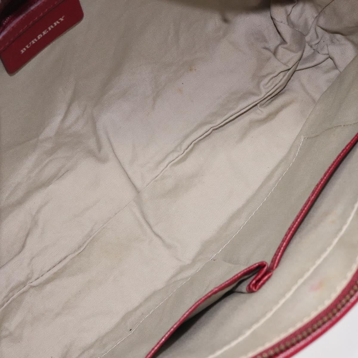 Burberry Nova Check Tote Leather, BEIGE, CANVAS, Tote bag