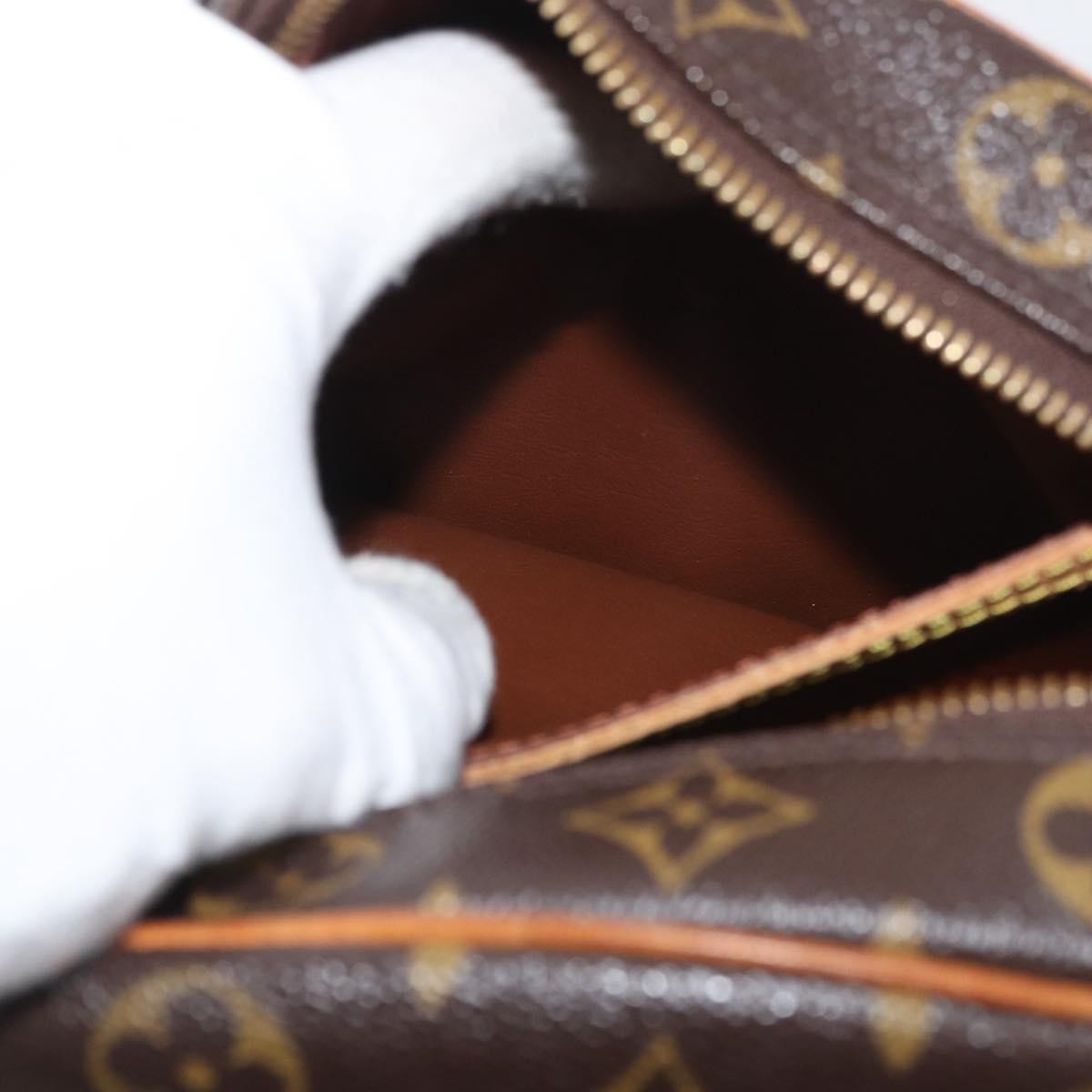 Louis Vuitton Blois Handbag Monogram Canvas, Brown, Canvas, Shoulder Bag