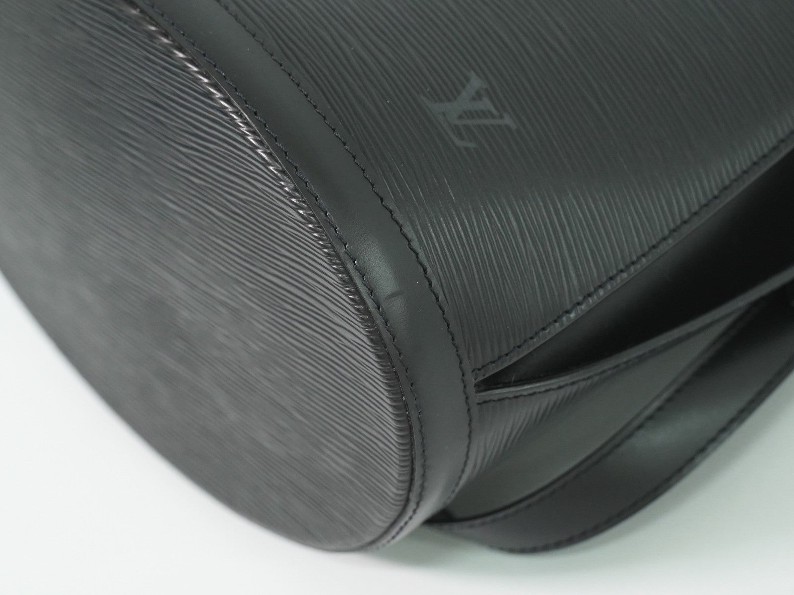 Louis Vuitton Cluny Shoulder Bag Epi Leather, BLACK, LEATHER, Shoulder bag