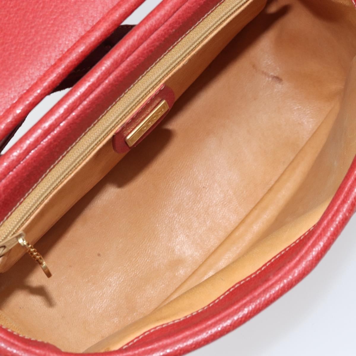 Gucci Vintage Shoulder Bag Leather, RED, LEATHER, Shoulder bag