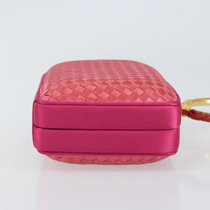 Bottega Veneta Intrecciato Clutch bag Satin, PINK, SATIN, Clutche & pouche