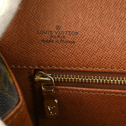 Louis Vuitton Dame Pochette Monogram Canvas, BROWN, CANVAS, Clutche & pouche