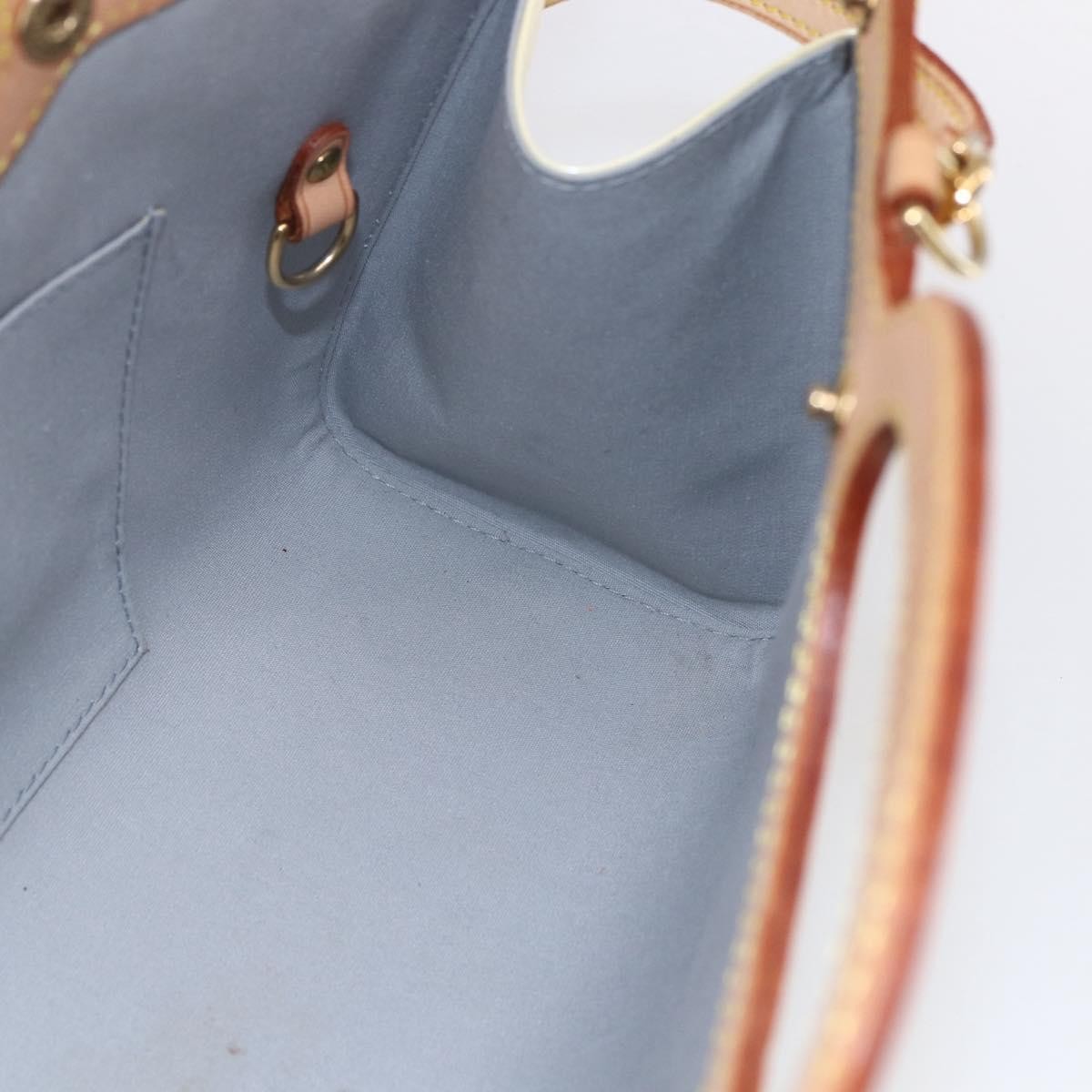Louis Vuitton Roxbury Drive Handbag Monogram Vernis, BEIGE, PATENT_LEATHER, Handbag