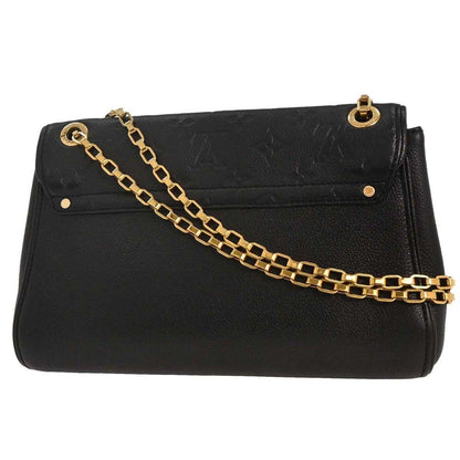 Louis Vuitton Saint Germain Handbag Monogram Empreinte Leather, BLACK, LEATHER, Shoulder bag