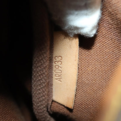 Louis Vuitton Saumur Handbag Monogram Canvas, BROWN, CANVAS, Shoulder bag