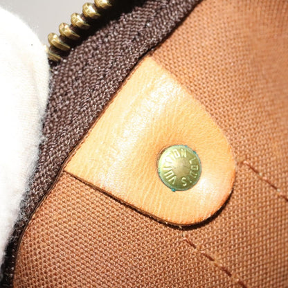 Louis Vuitton Keepall Bag Monogram Canvas, BROWN, CANVAS, Travel bag
