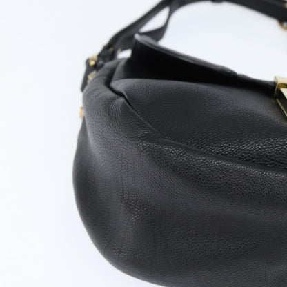Chloe Elsie Crossbody Bag Leather, BLACK, LEATHER, Shoulder bag