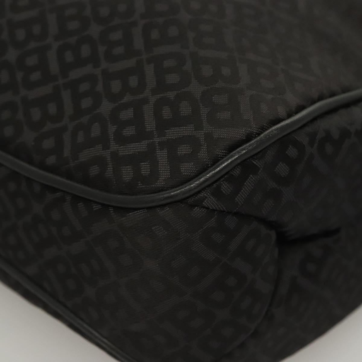 Bally Vintage Shoulder Bag Nylon, Black, Nylon, Shoulder Bag