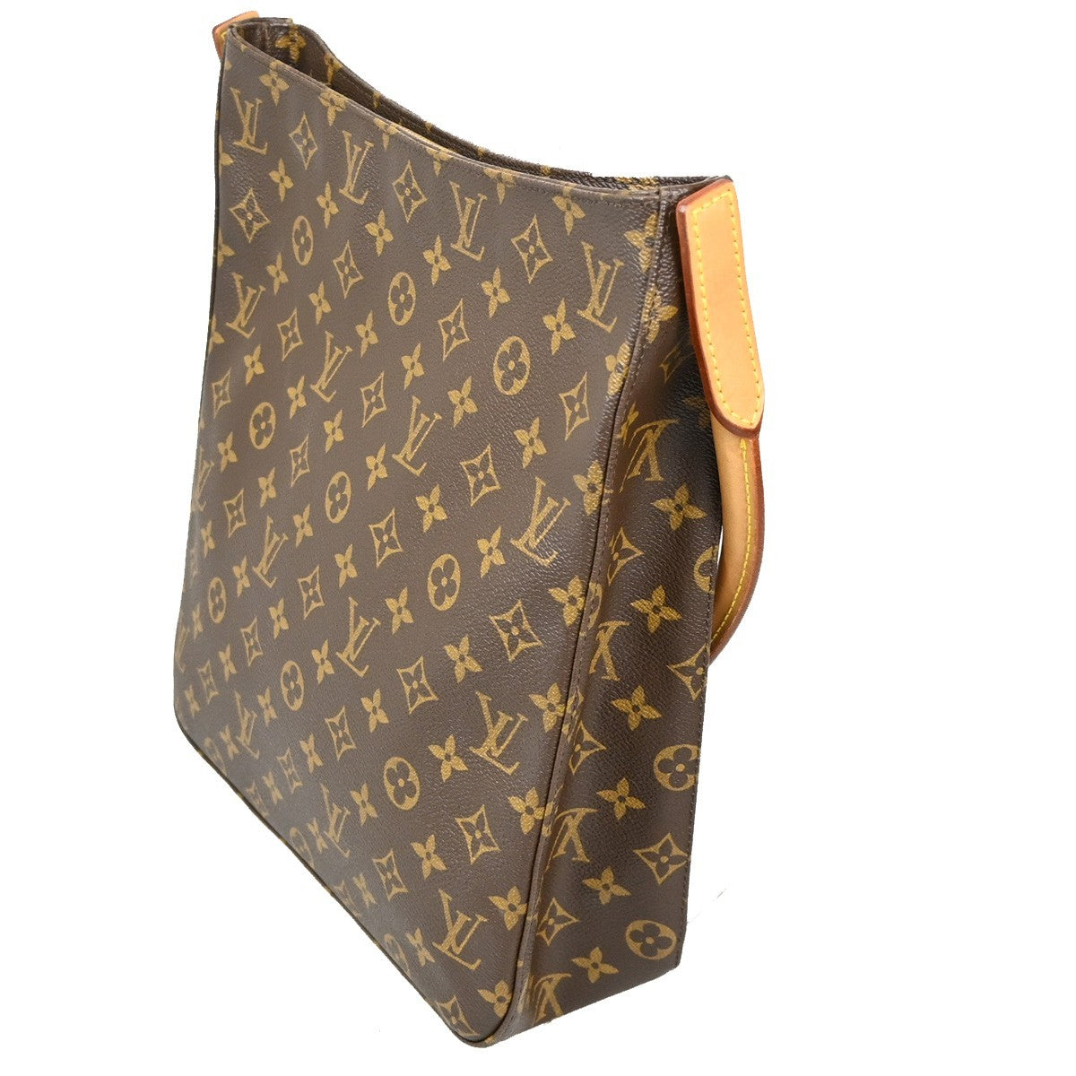 Louis Vuitton Looping Handbag Monogram Canvas, BROWN, CANVAS, Shoulder bag