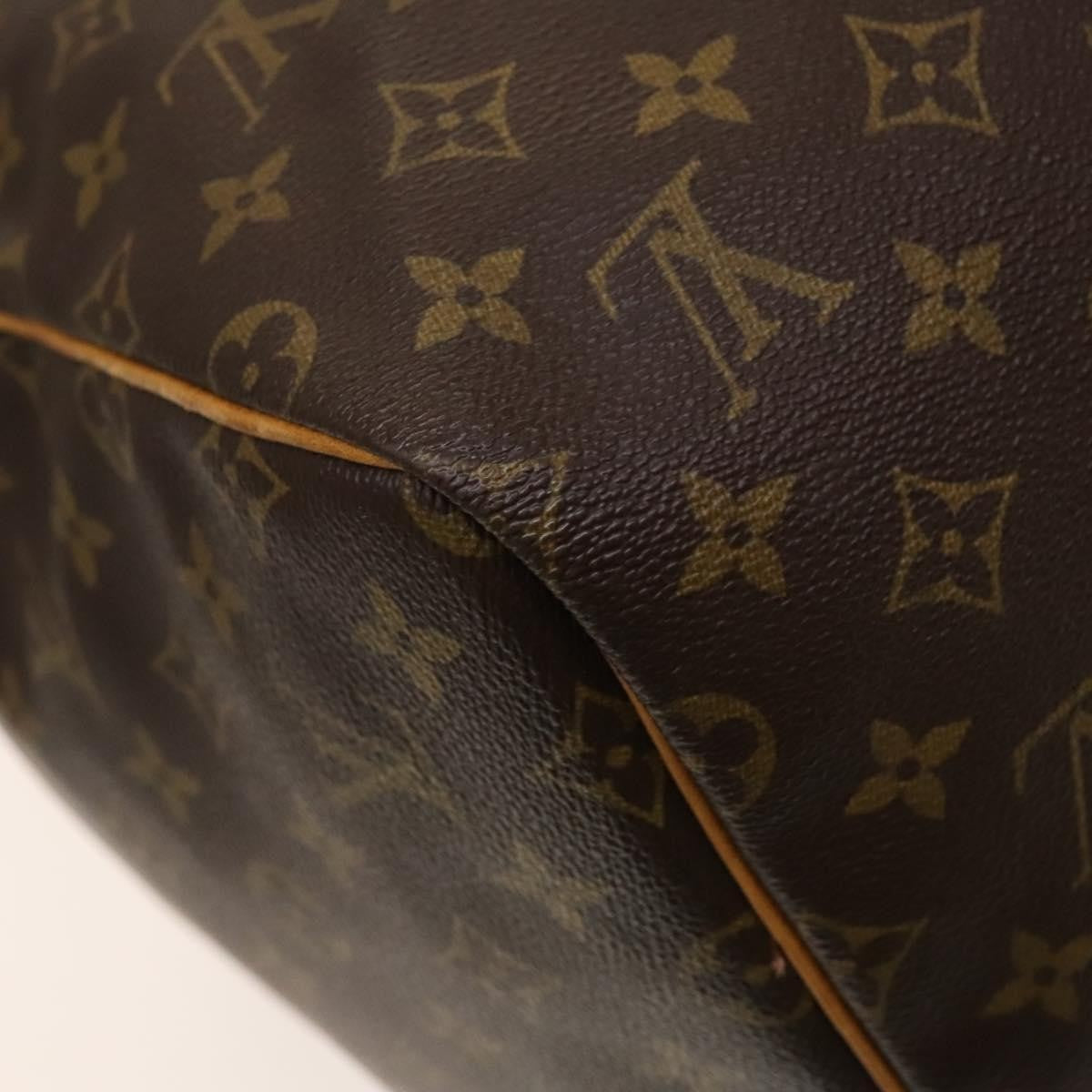 Louis Vuitton Keepall Bag Monogram Canvas, BROWN, CANVAS, Travel bag