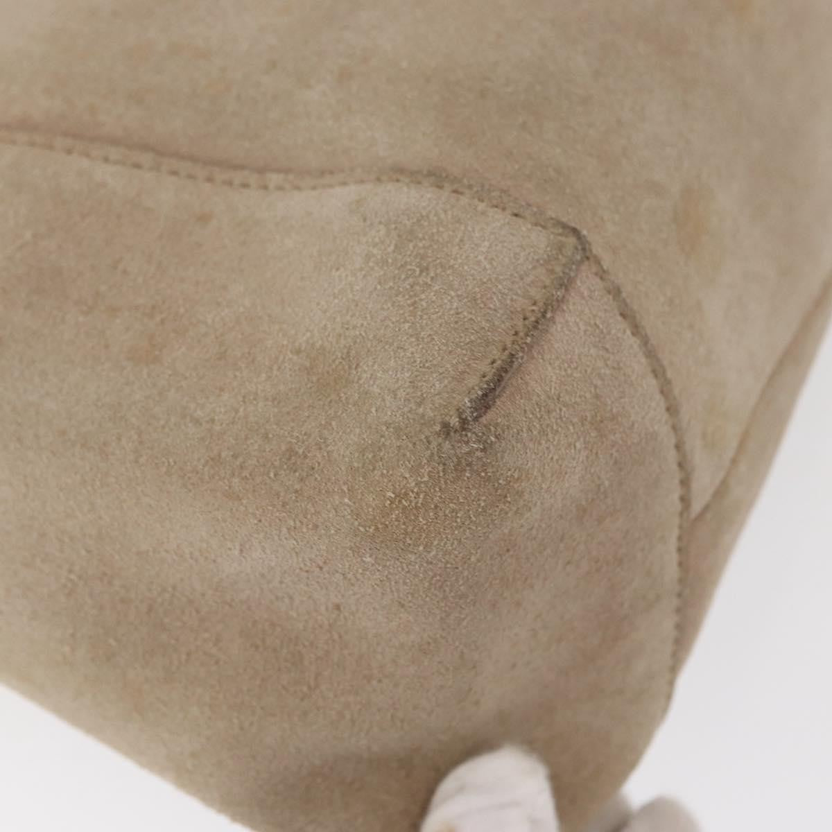 Gucci Vintage Handbag Suede, BEIGE, SUEDE, Handbag
