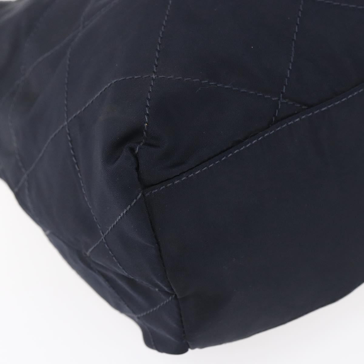Prada Re-Edition 1995 Chain Tote Quilted Re-Nylon, NAVY, NYLON, Shoulder bag