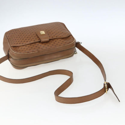 Celine Vintage Macadam Shoulder Bag Canvas and Leather, BROWN, CANVAS, Shoulder bag