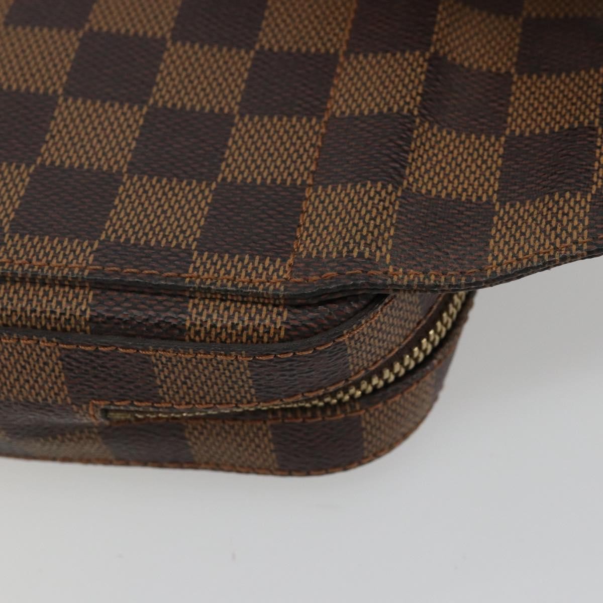 Louis Vuitton Geronimos Waist Bag Damier, Brown, Canvas, Shoulder Bag