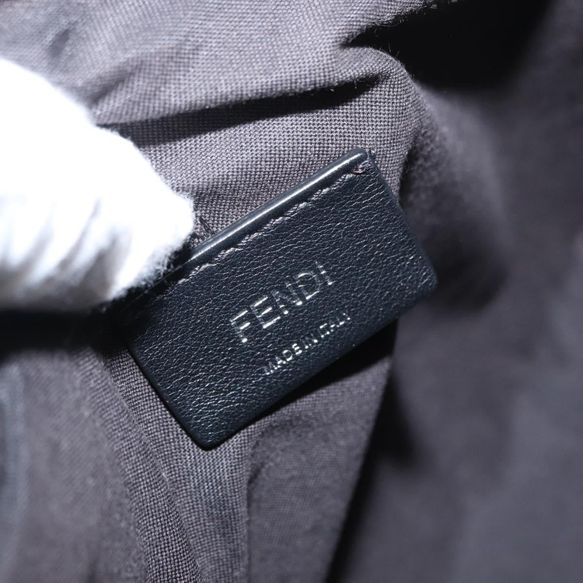Fendi Back to School Backpack Leather, BURGUNDY, LEATHER, Backpack