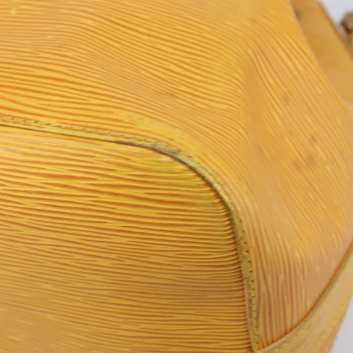 Louis Vuitton Petit Noe Handbag Epi Leather, Yellow, Leather, Shoulder Bag