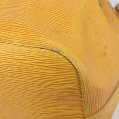 Louis Vuitton Petit Noe Handbag Epi Leather, Yellow, Leather, Shoulder Bag