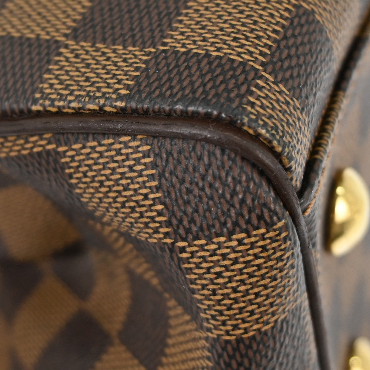 Louis Vuitton Trevi Handbag Damier, Brown, Canvas, Handbag