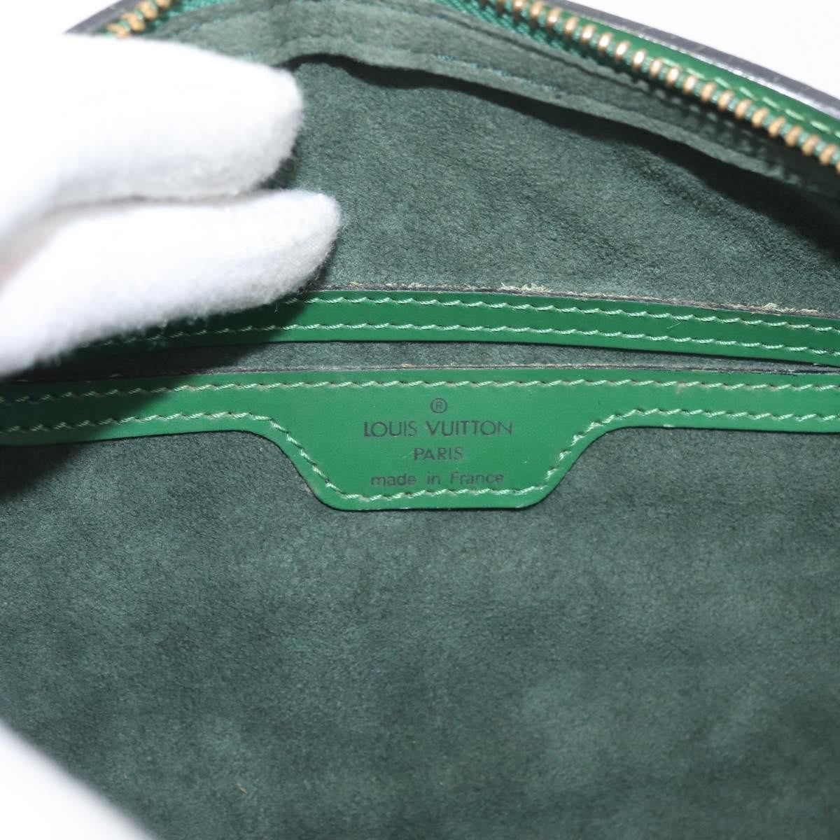 Louis Vuitton Soufflot Handbag Epi Leather, Green, Leather, Handbag