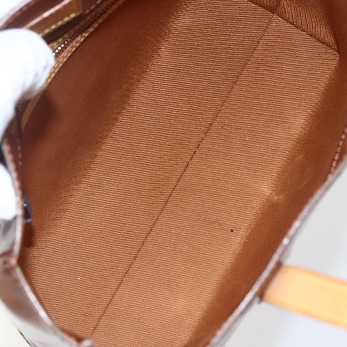 Louis Vuitton Reade Handbag Monogram Vernis, BROWN, PATENT_LEATHER, Handbag