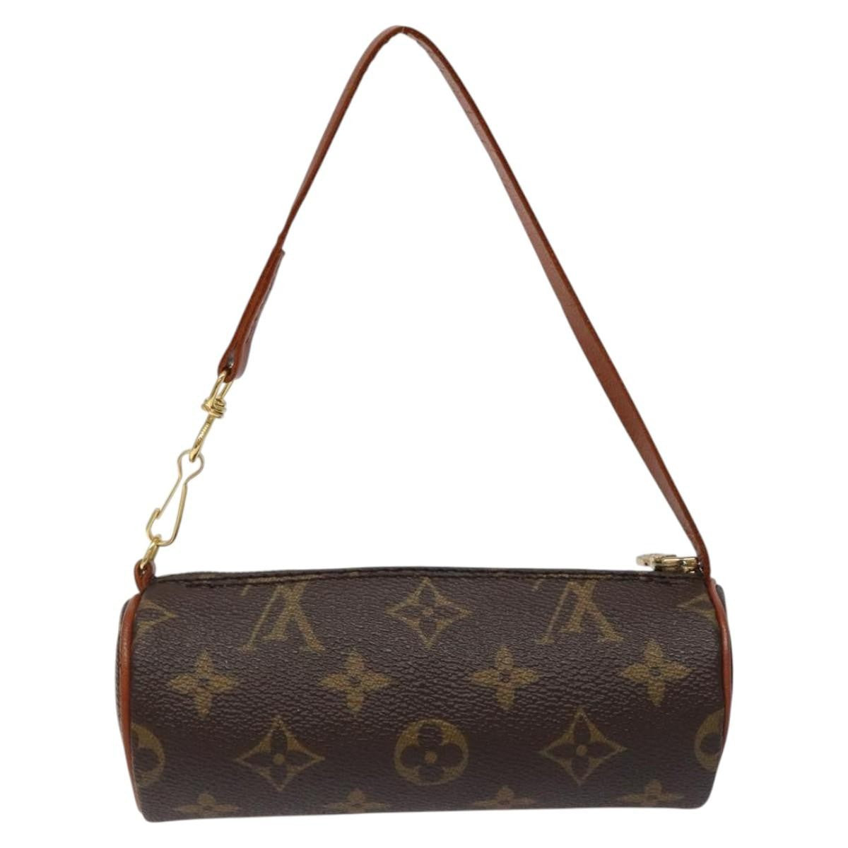 Louis Vuitton Papillon Pochette Monogram Canvas, BROWN, CANVAS, Handbag
